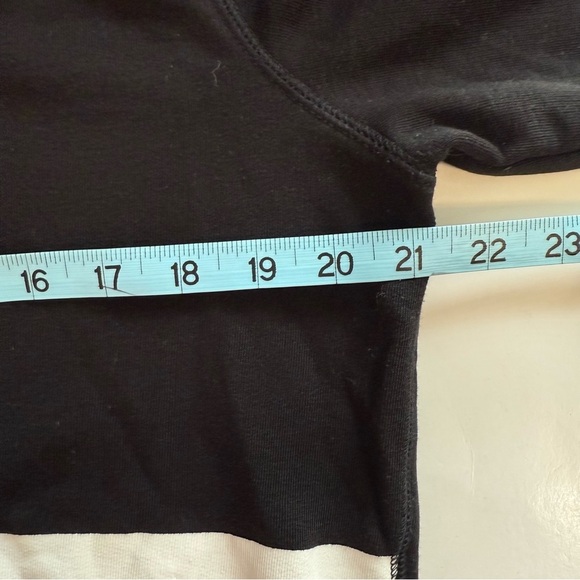 Cheap Monday Coach Block Logo Black and White Crewneck Long Sleeve Boxy Sweater - Picture 12 of 12